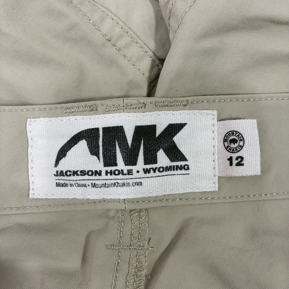 Mountain Khakis Women's Size 12 Tan Nylon Outdoor Hiking Capri Pants - Picture 5 of 8